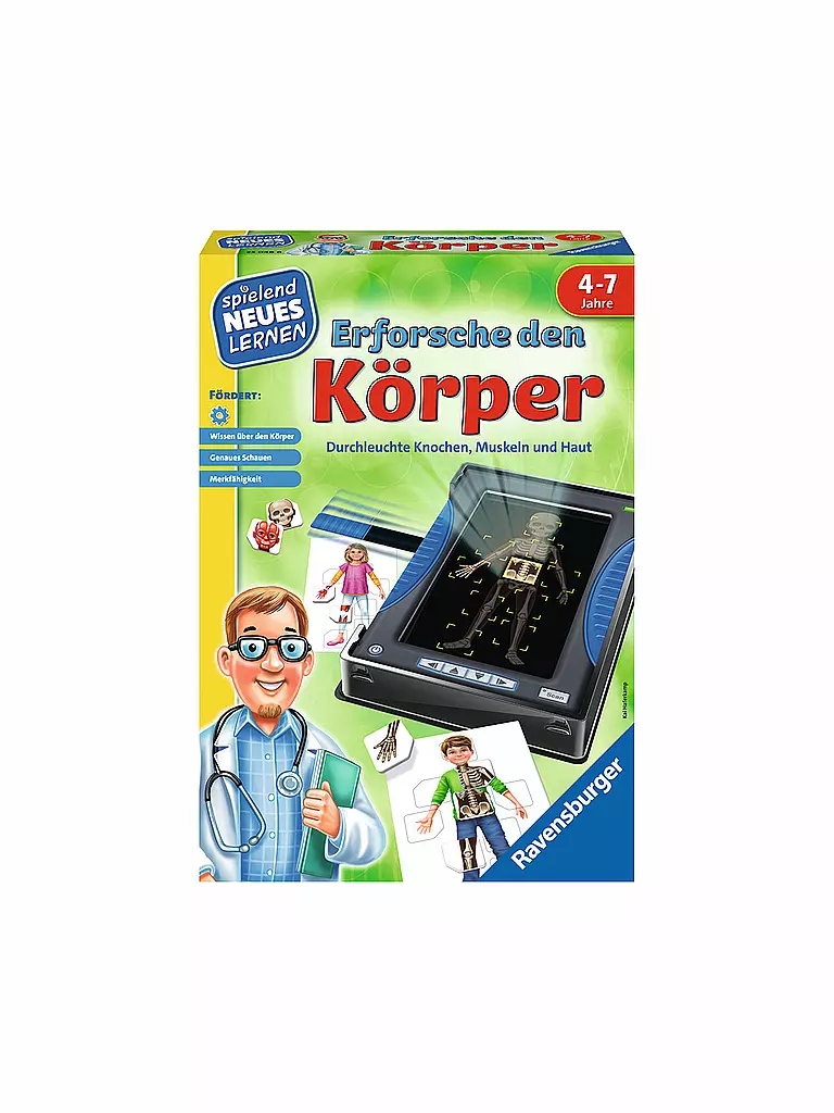 RAVENSBURGER | Lernspiel - Erforsche den Körper | keine Farbe