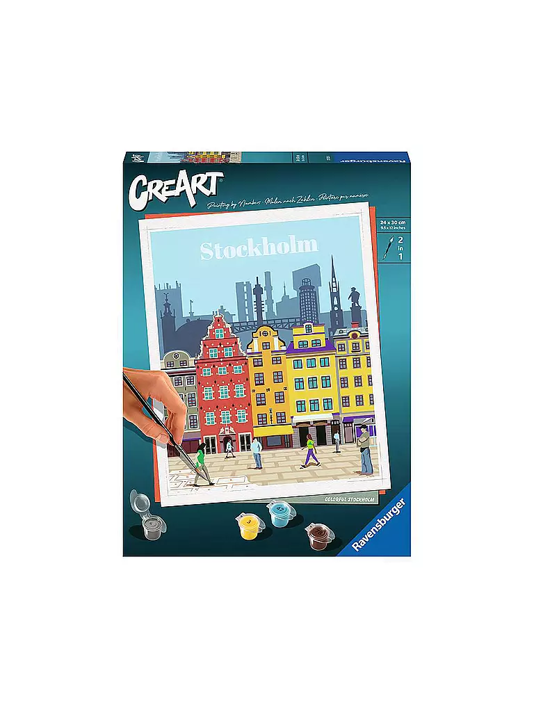 RAVENSBURGER | Malen nach Zahlen - Colorful Stockholm | keine Farbe