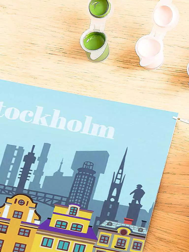 RAVENSBURGER | Malen nach Zahlen - Colorful Stockholm | keine Farbe