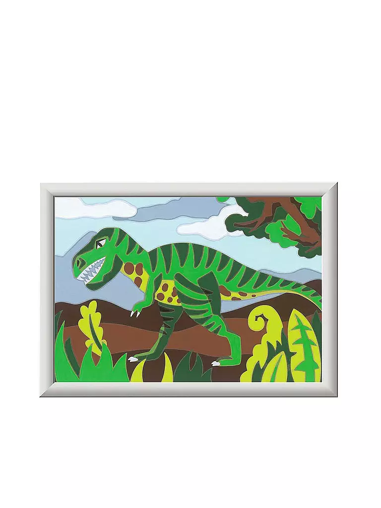 RAVENSBURGER | Malen nach Zahlen - Hungriger Dinosaurier | keine Farbe