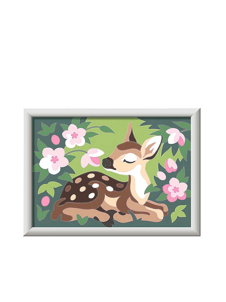 RAVENSBURGER Malen nach Zahlen - Kleines Reh keine Farbe