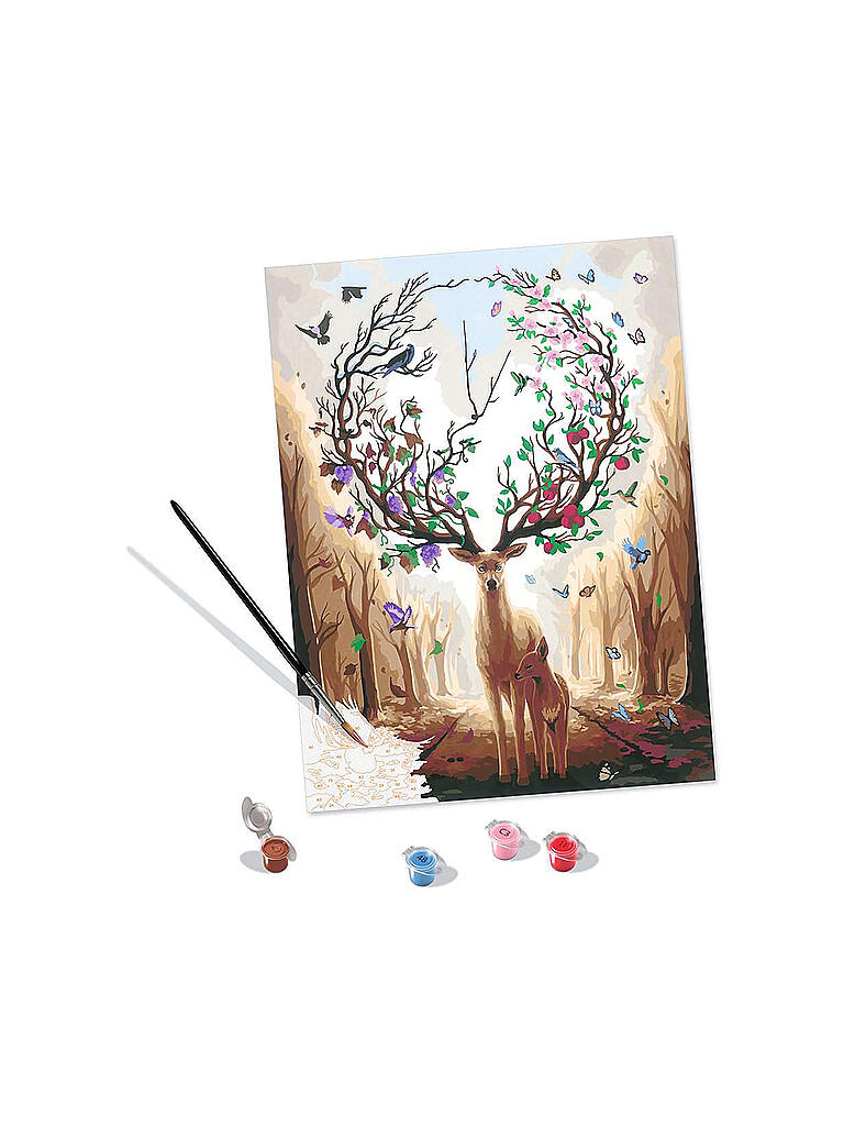 RAVENSBURGER | Malen nach Zahlen - Magischer Hirsch | keine Farbe