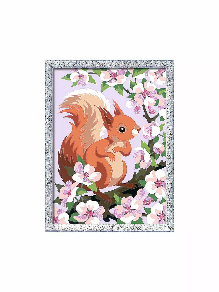 RAVENSBURGER | Malen nach Zahlen - Neugieriges Eichhörnchen | keine Farbe