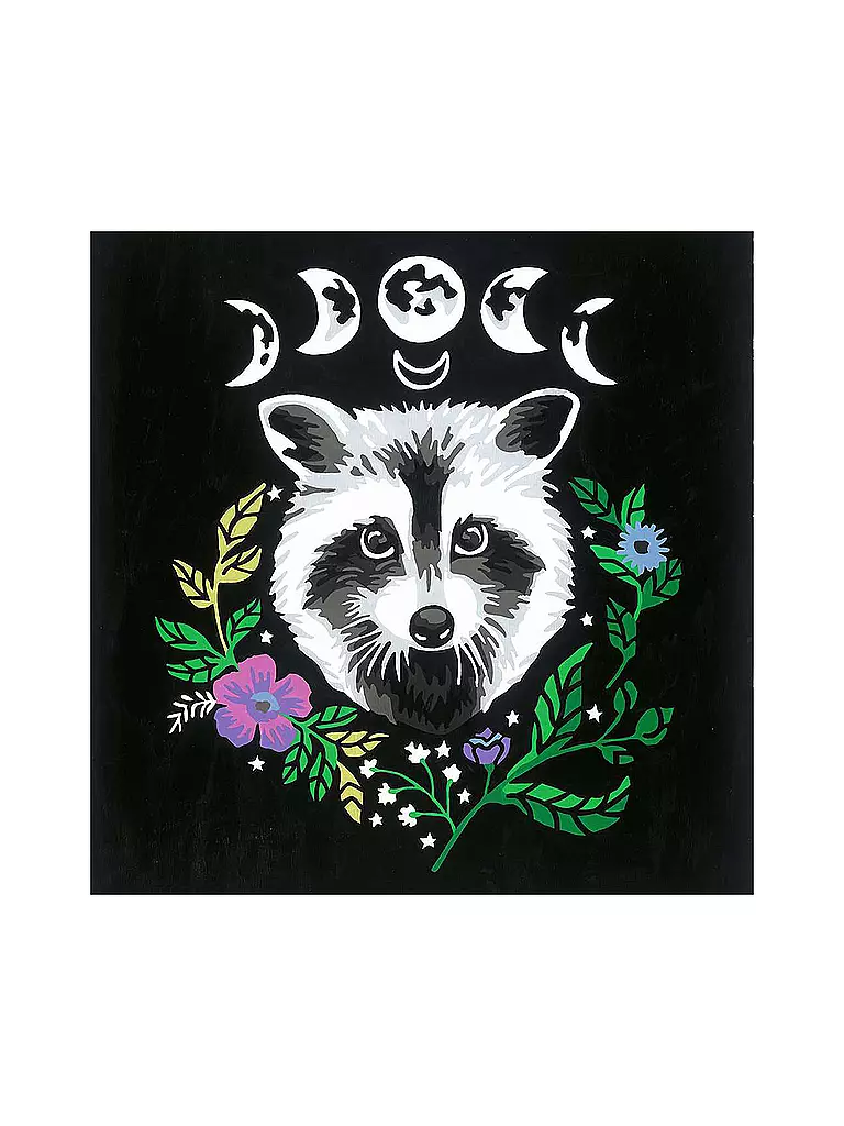 RAVENSBURGER | Malen nach Zahlen - Pixie Cold: Racoon | keine Farbe