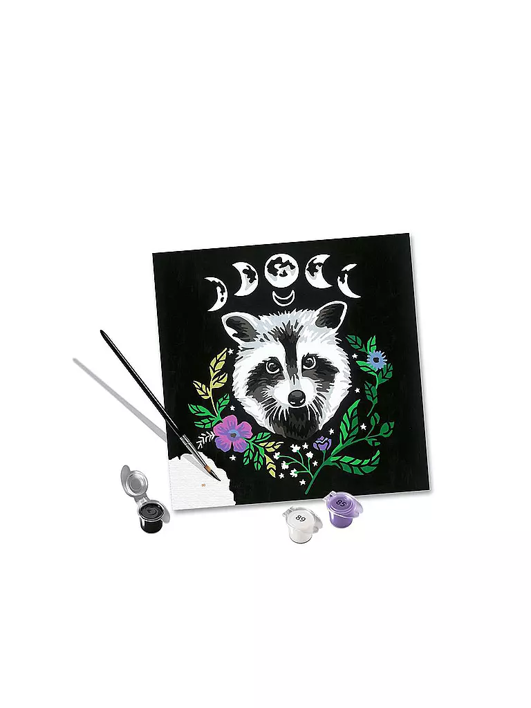 RAVENSBURGER | Malen nach Zahlen - Pixie Cold: Racoon | keine Farbe