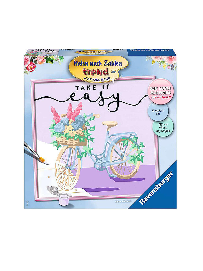 RAVENSBURGER | Malen nach Zahlen - Take it easy  | keine Farbe
