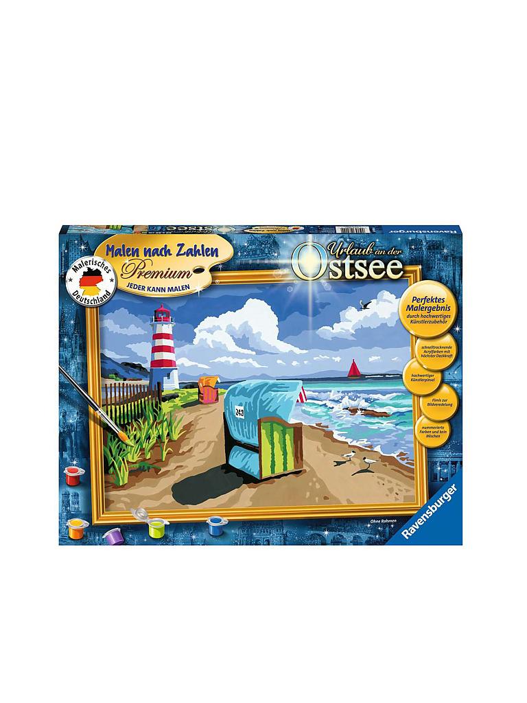 RAVENSBURGER | Malen nach Zahlen - Urlaub an der Ostsee | keine Farbe