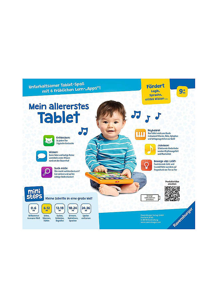 RAVENSBURGER | Mein Allererstes Tablet | keine Farbe