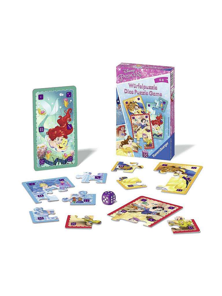 RAVENSBURGER | Mitbringspiel - Disney Princess Würfelpuzzle  | 