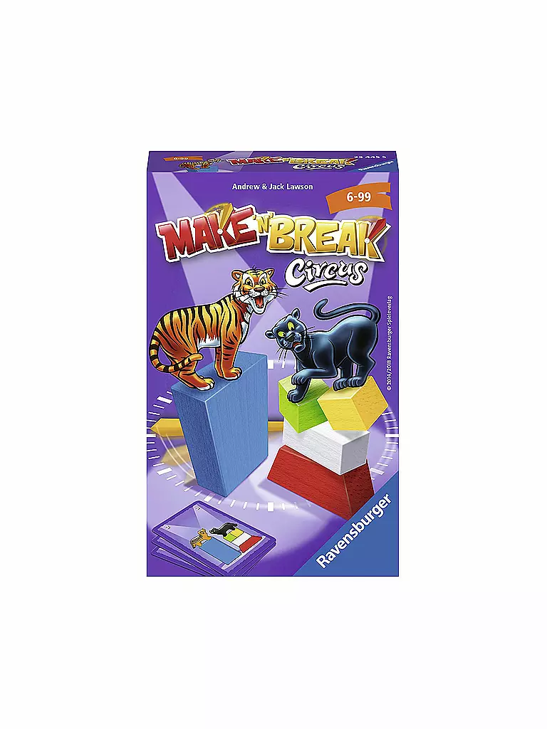 RAVENSBURGER | Mitbringspiel - Make 'n' Break Circus  | 