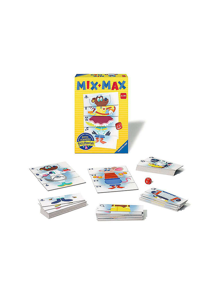 RAVENSBURGER | Mix Max - Tier-Legespiel | keine Farbe