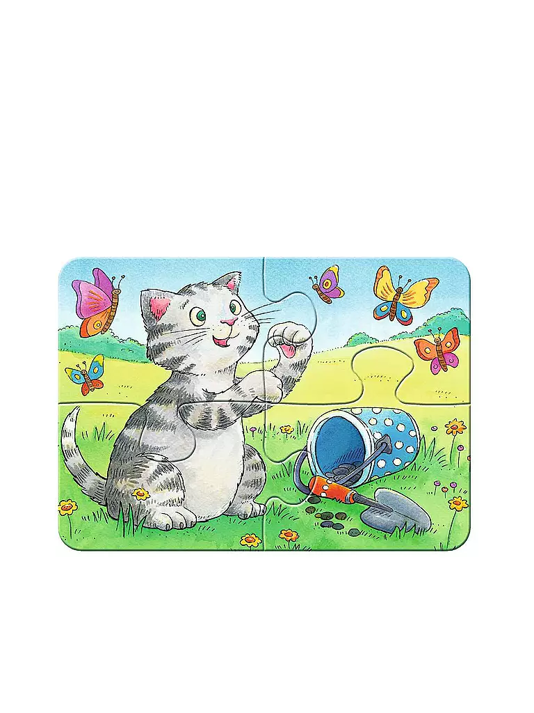 RAVENSBURGER | Niedliche Haustiere - my first puzzle mit 2,4,6,8 Teilen | keine Farbe