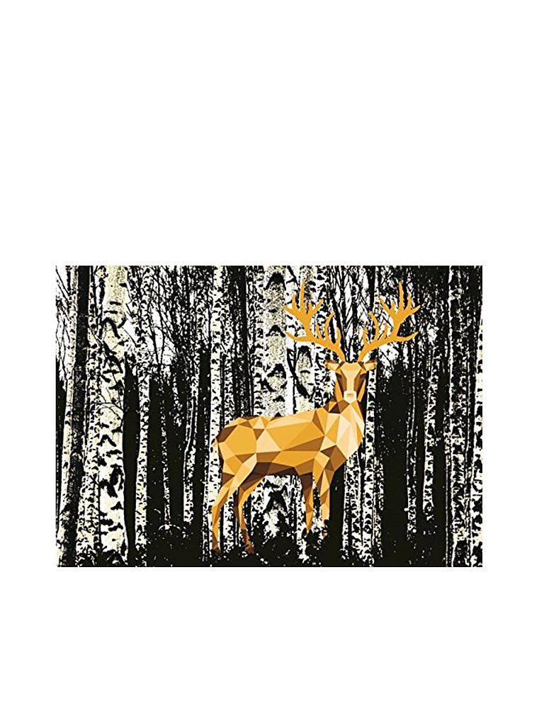 RAVENSBURGER | Puzzle "Touch of Gold" Hirsch im Birkenwald (1200 Teile) | 