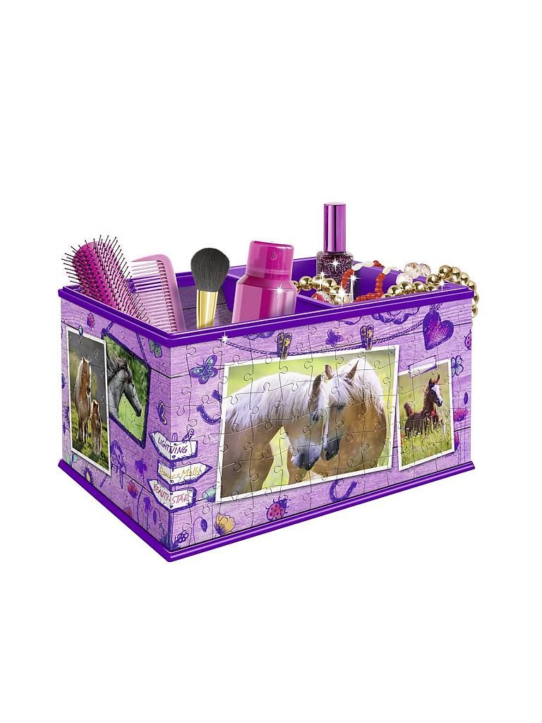 RAVENSBURGER | Puzzle - Aufbewahrungsbox Pferde "Girly Girl Edition" 216 Teile | keine Farbe