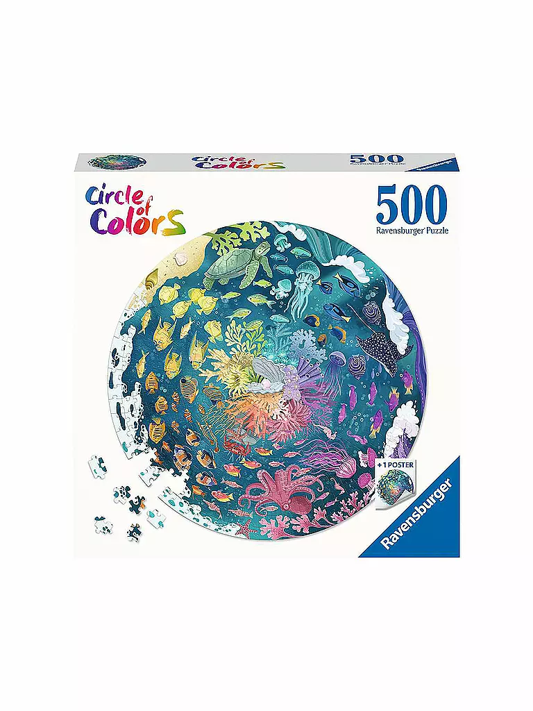 RAVENSBURGER | Puzzle - Circle of Colors - Ocean & Submarine 500 Teile | keine Farbe