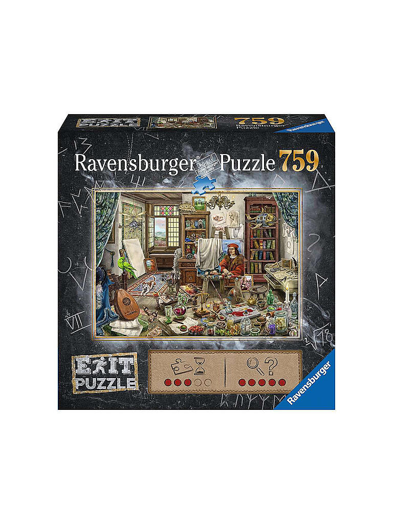 RAVENSBURGER | Puzzle - Exit Das Künstleratelier 759 Teile | keine Farbe