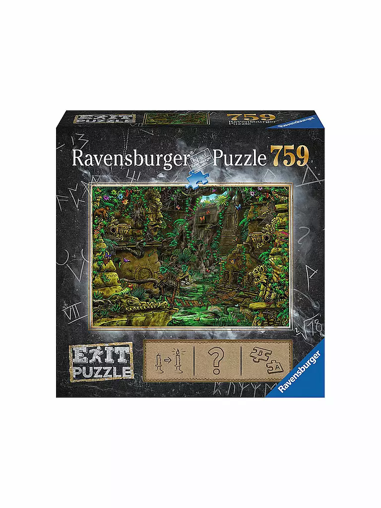 RAVENSBURGER | Puzzle - EXIT Tempel in Angkor Wat  (759 Teile) | keine Farbe