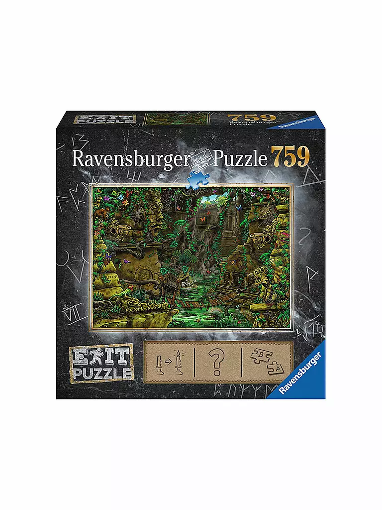 RAVENSBURGER Puzzle EXIT Tempel in Angkor Wat (759 Teile) keine Farbe