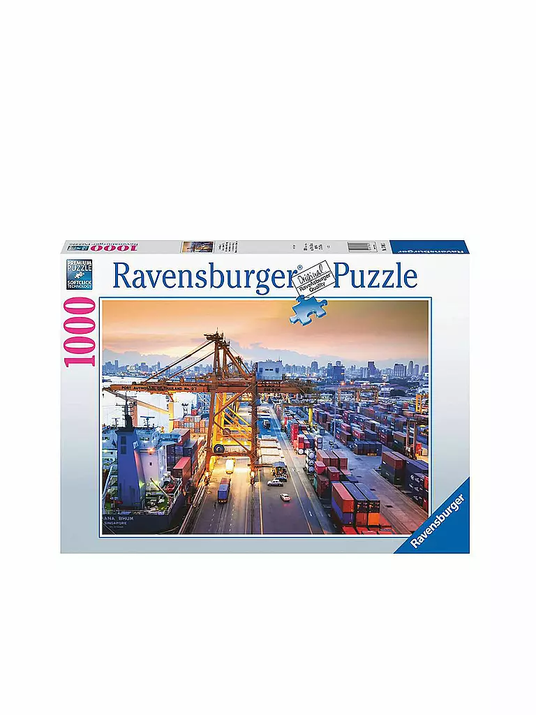 RAVENSBURGER | Puzzle - Hafen in Hamburg 1000 Teile | keine Farbe