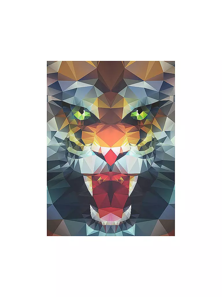 RAVENSBURGER | Puzzle - Löwe aus Ploygonen - 500 Teile | keine Farbe