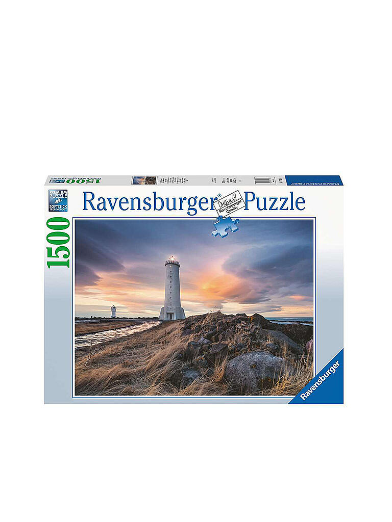 RAVENSBURGER | Puzzle - Magische Stimmung über dem Leuchtturm von Akranes, Island - 1500 Teile | keine Farbe