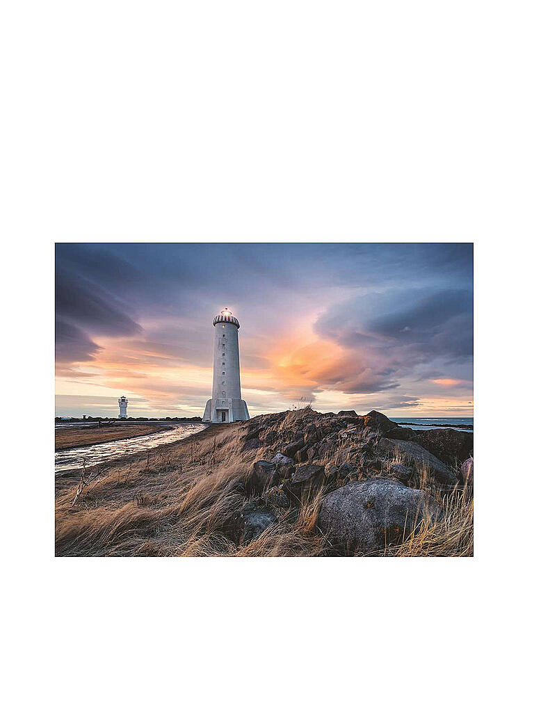 RAVENSBURGER | Puzzle - Magische Stimmung über dem Leuchtturm von Akranes, Island - 1500 Teile | keine Farbe