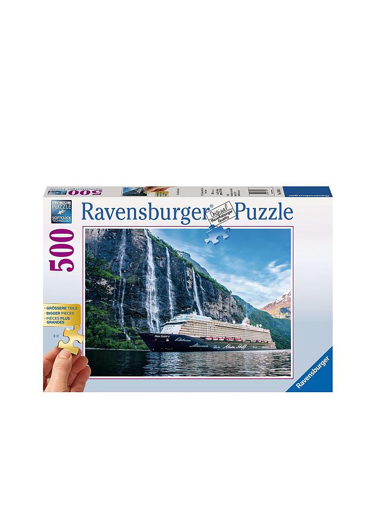 RAVENSBURGER | Puzzle - Mein Schiff 4 im Fjord 500 Teile | keine Farbe