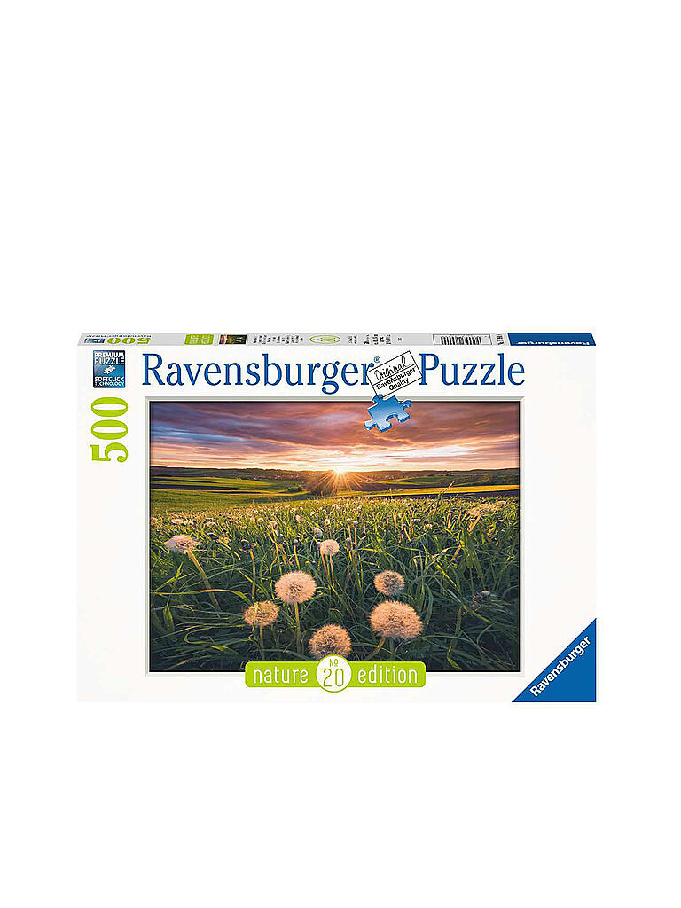 RAVENSBURGER | Puzzle - Pusteblumen im Sonnenuntergang - Nature Edition 500 Teile | keine Farbe