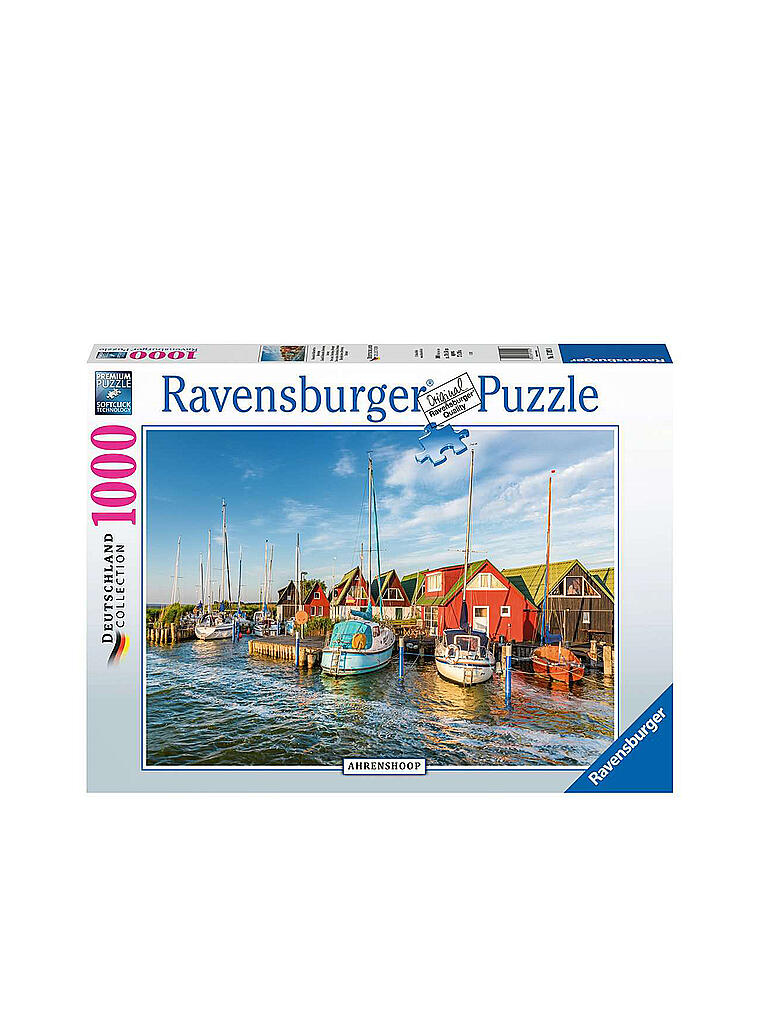 RAVENSBURGER | Puzzle - Romantische Hafenwelt von Ahrenshoop - Deutschland Collection 1000 Teile | keine Farbe