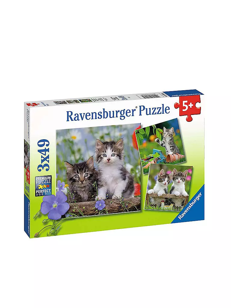 RAVENSBURGER | Puzzle - Süße Samtpfötchen 2x49 Teile | keine Farbe