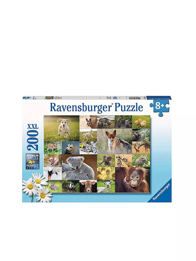 RAVENSBURGER | Puzzle - Süße Tierbabys 200 XXL Teile  | keine Farbe