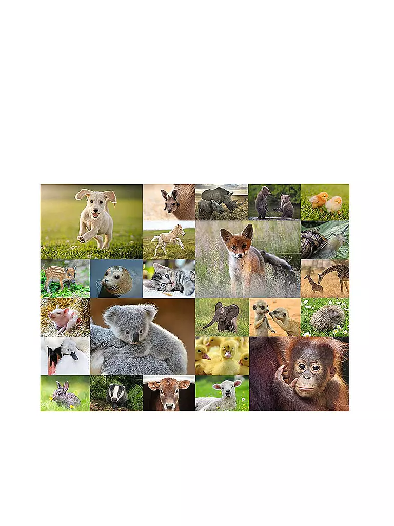 RAVENSBURGER | Puzzle - Süße Tierbabys 200 XXL Teile  | keine Farbe