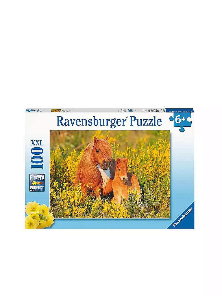 RAVENSBURGER | Puzzle - Shetlandponys 100 Teile | keine Farbe