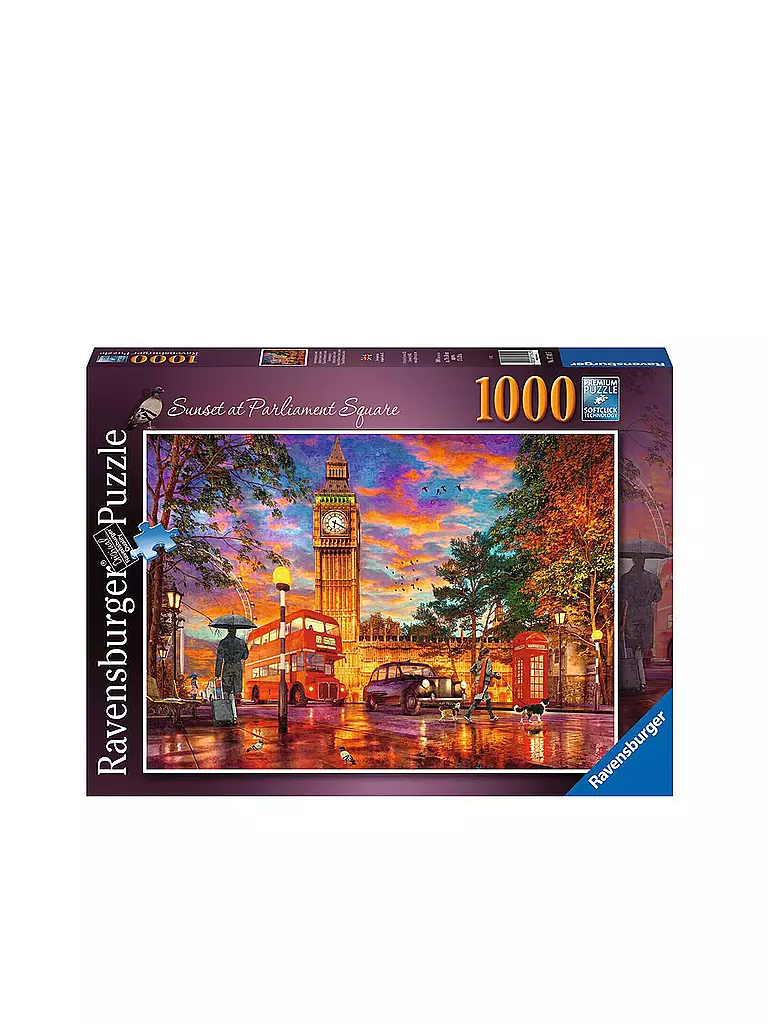 RAVENSBURGER | Puzzle - Sonnenuntergang in London  | keine Farbe