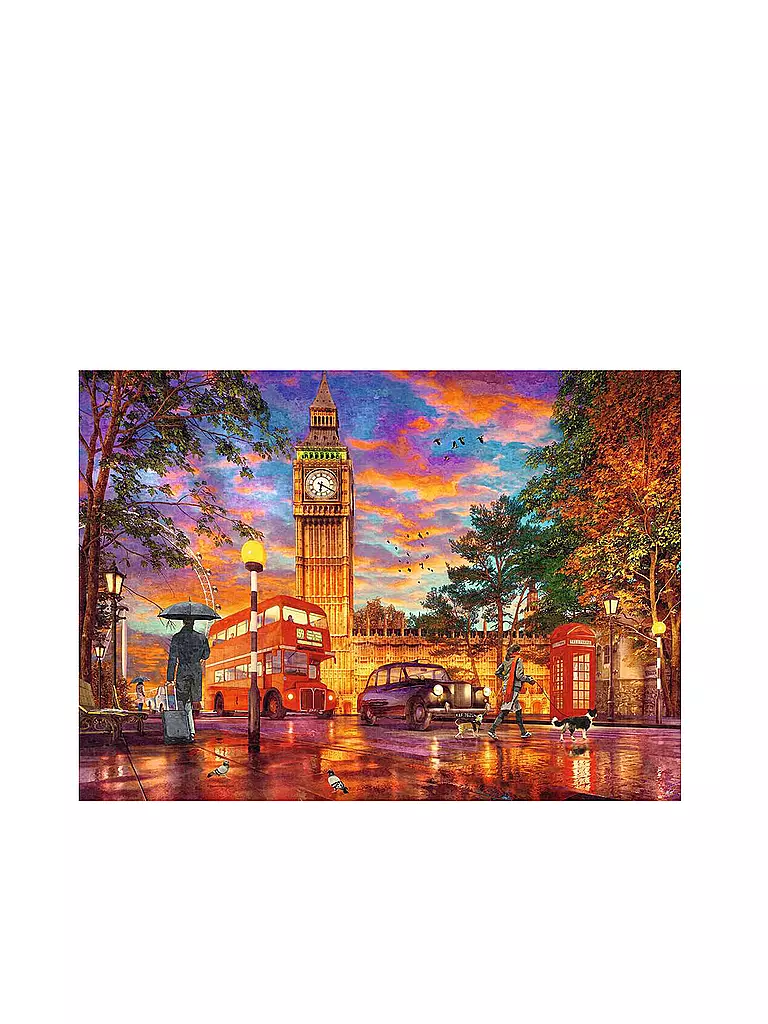 RAVENSBURGER | Puzzle - Sonnenuntergang in London  | keine Farbe