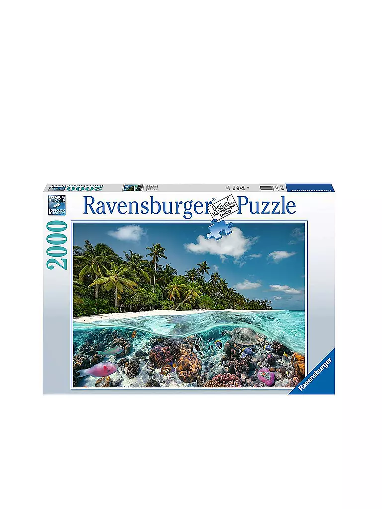 RAVENSBURGER | Puzzle - Tauchgang auf den Malediven - 2000 Teile | keine Farbe