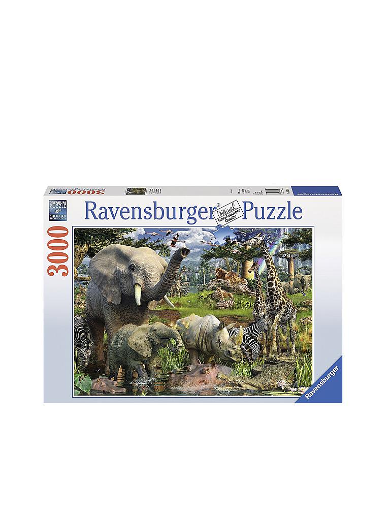 RAVENSBURGER | Puzzle - Tiere an der Wasserstelle (3000 Teile) | keine Farbe