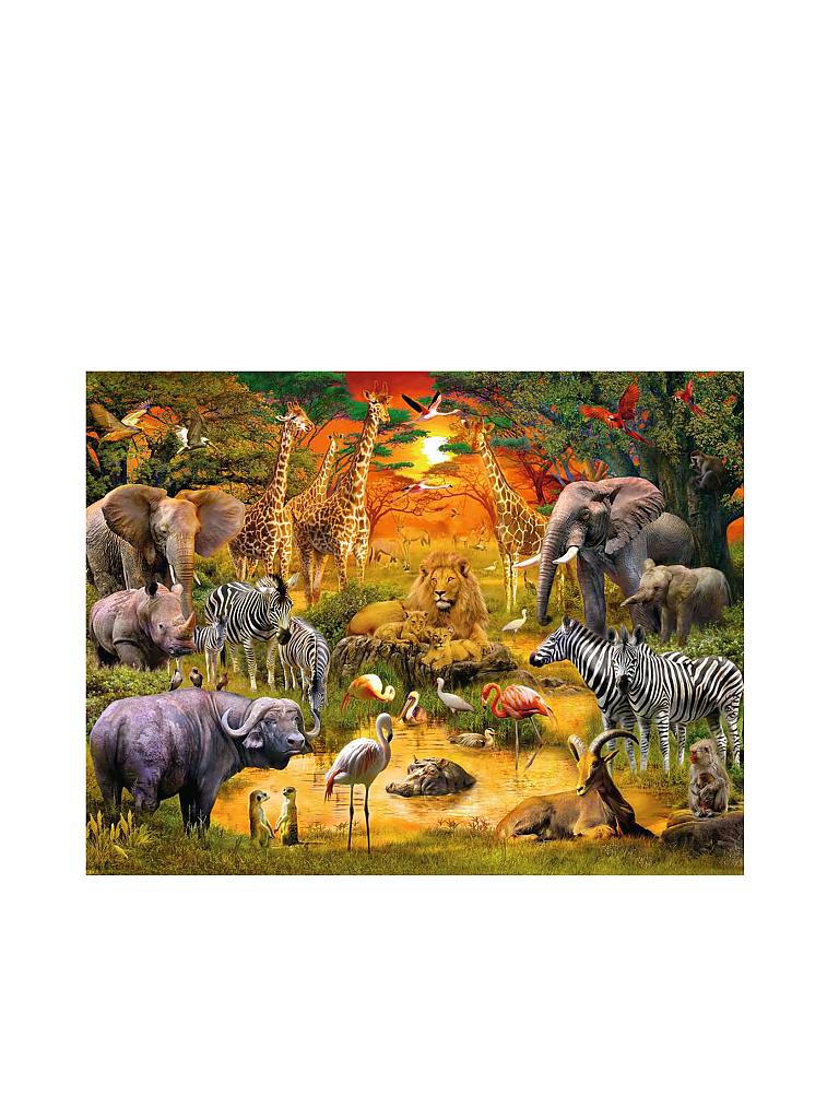 RAVENSBURGER | Puzzle - Versammlung am Wasserloch - 2000 Teile | keine Farbe