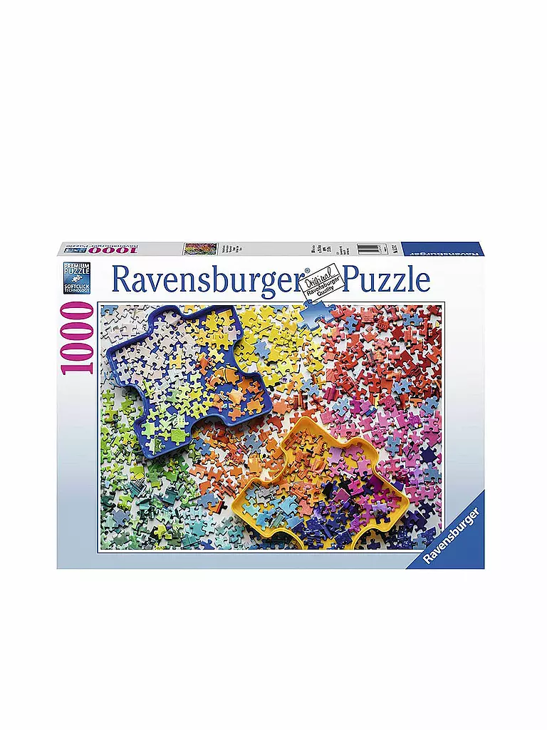 RAVENSBURGER | Puzzle - Viele bunte Puzzleteile 1000 Teile | keine Farbe