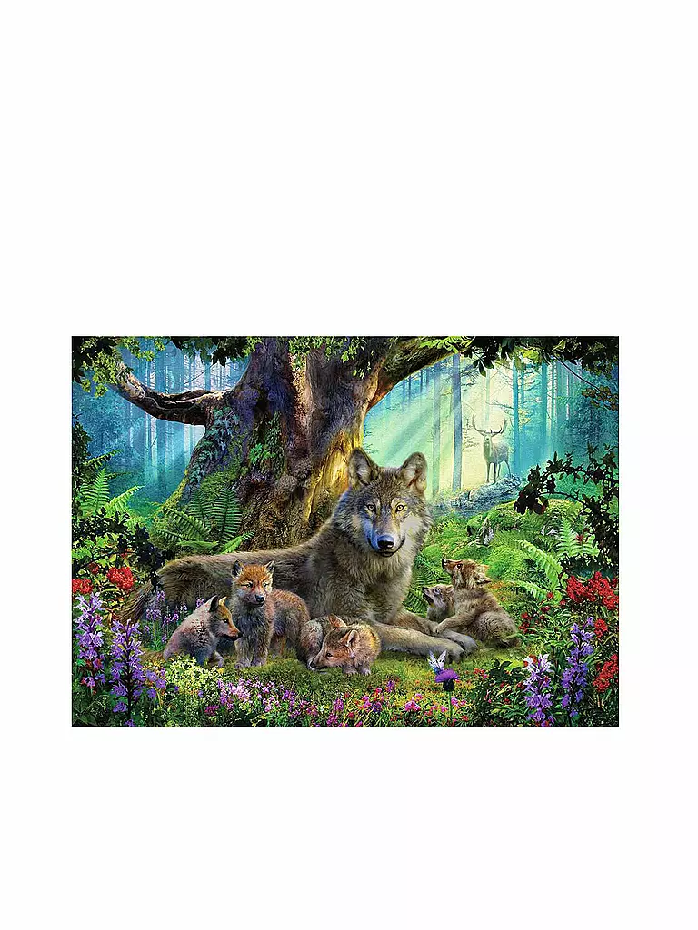 RAVENSBURGER | Puzzle - Wölfe im Wald - 1000 Teile | keine Farbe