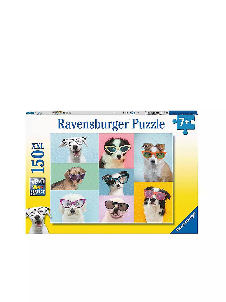 RAVENSBURGER | Puzzle - Witzige Hunde 150 Teile | keine Farbe