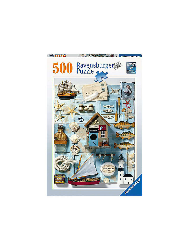 RAVENSBURGER | Puzzle 16588 - Maritimes Flair - 500 Teile | keine Farbe