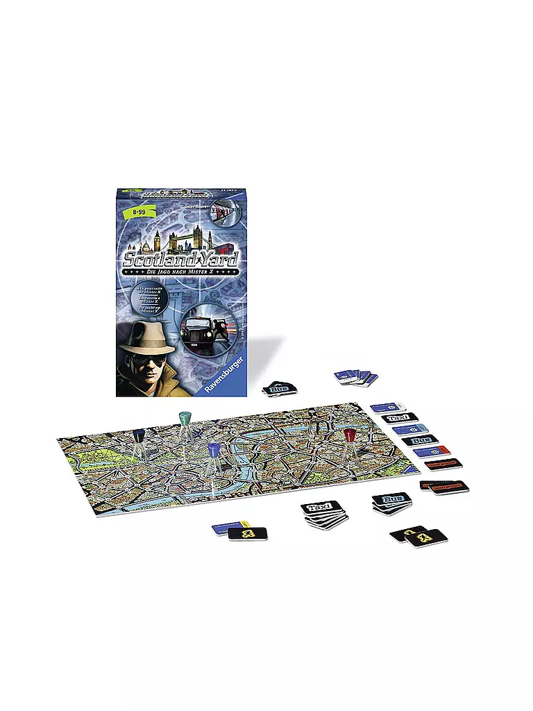 RAVENSBURGER | Scotland Yard - Mitbringspiel  | keine Farbe