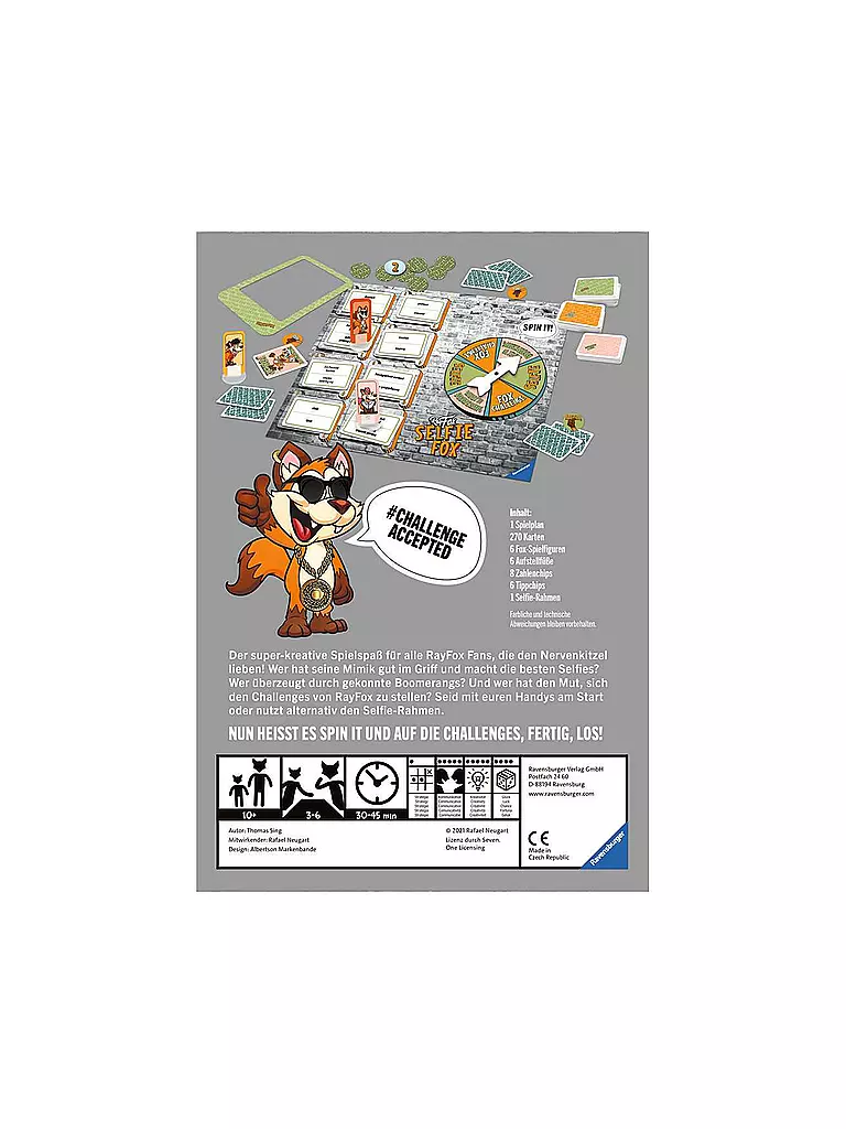 RAVENSBURGER | Selfie Fox | keine Farbe