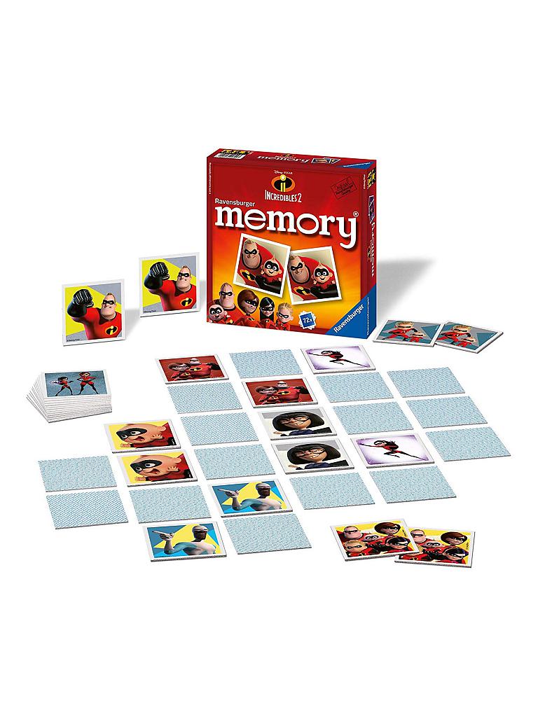RAVENSBURGER | The Incredibles 2 Memory Spiel 21399 | keine Farbe
