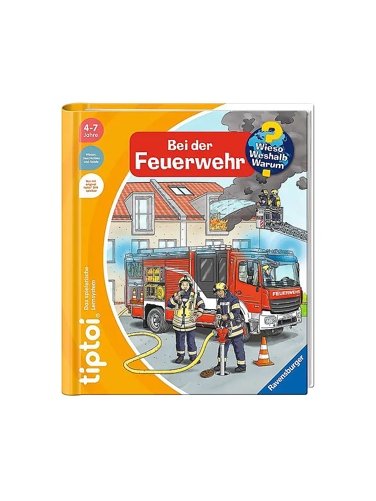 RAVENSBURGER | TIPTOI  Wieso Weshalb Warum - Bei der Feuerwehr | Bunt