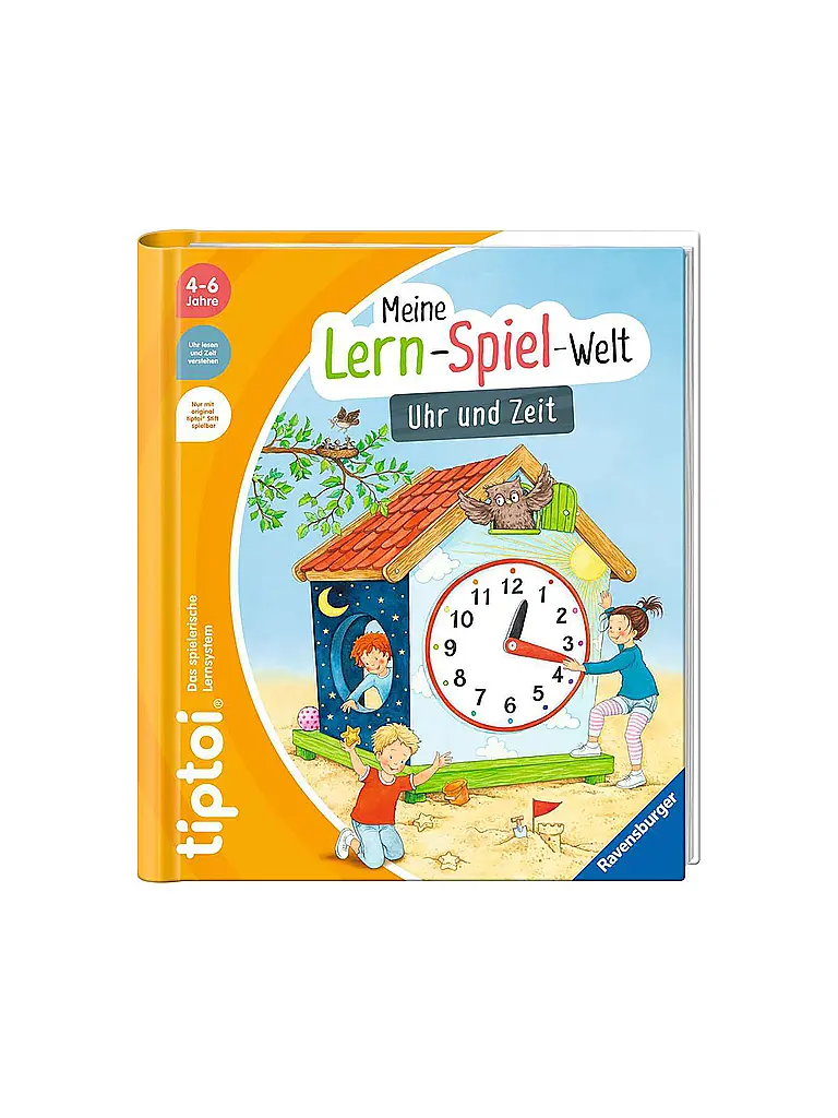 RAVENSBURGER | TIPTOI Meine Lern-Spiel-Welt - Uhr und Zeit | Bunt