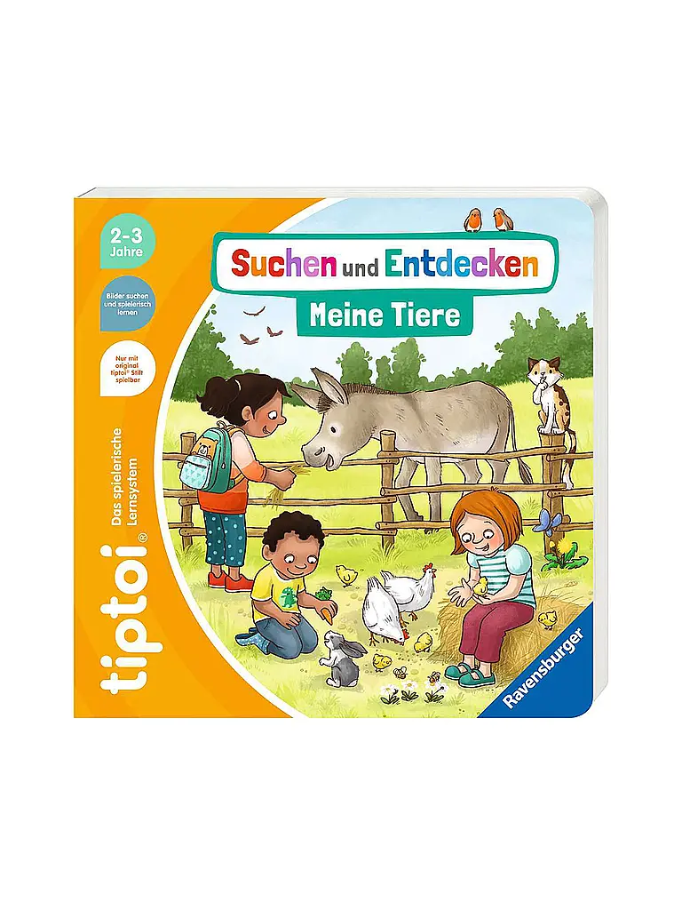 RAVENSBURGER | TIPTOI Suchen und Entdecken - Meine Tiere | Bunt