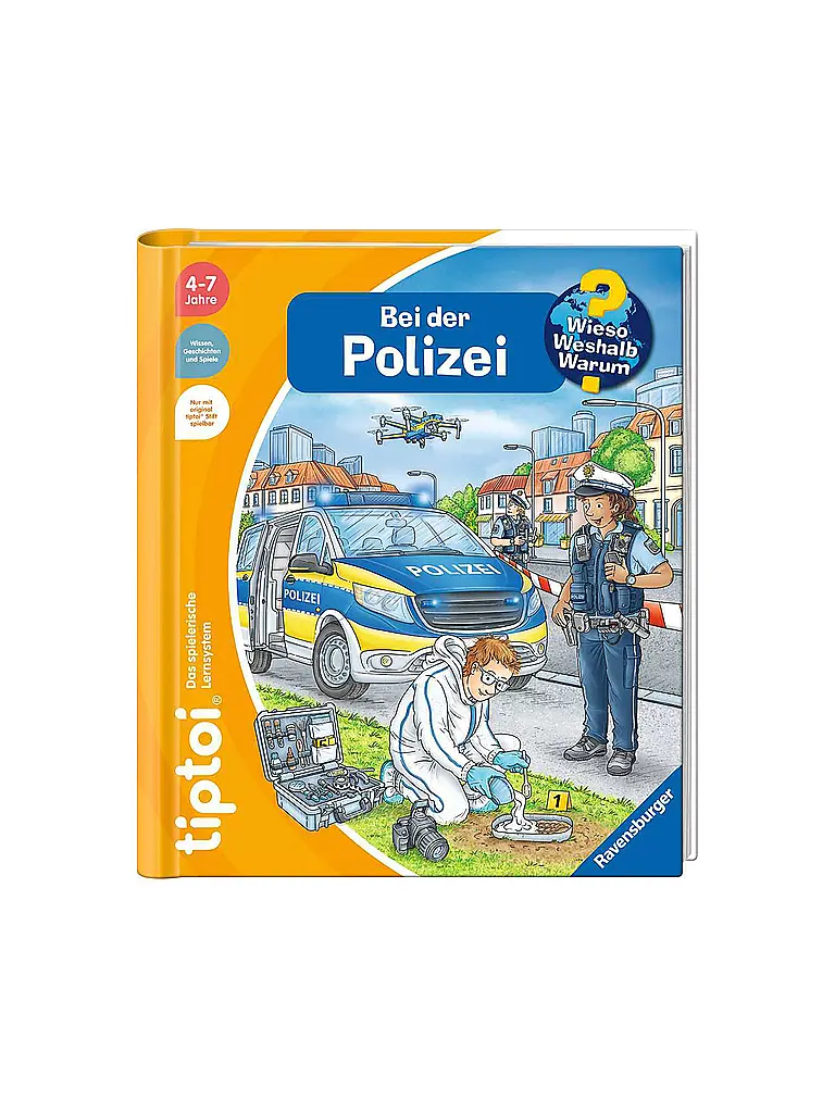 RAVENSBURGER | TIPTOI Wieso Weshalb Warum - Bei der Polizei | Bunt