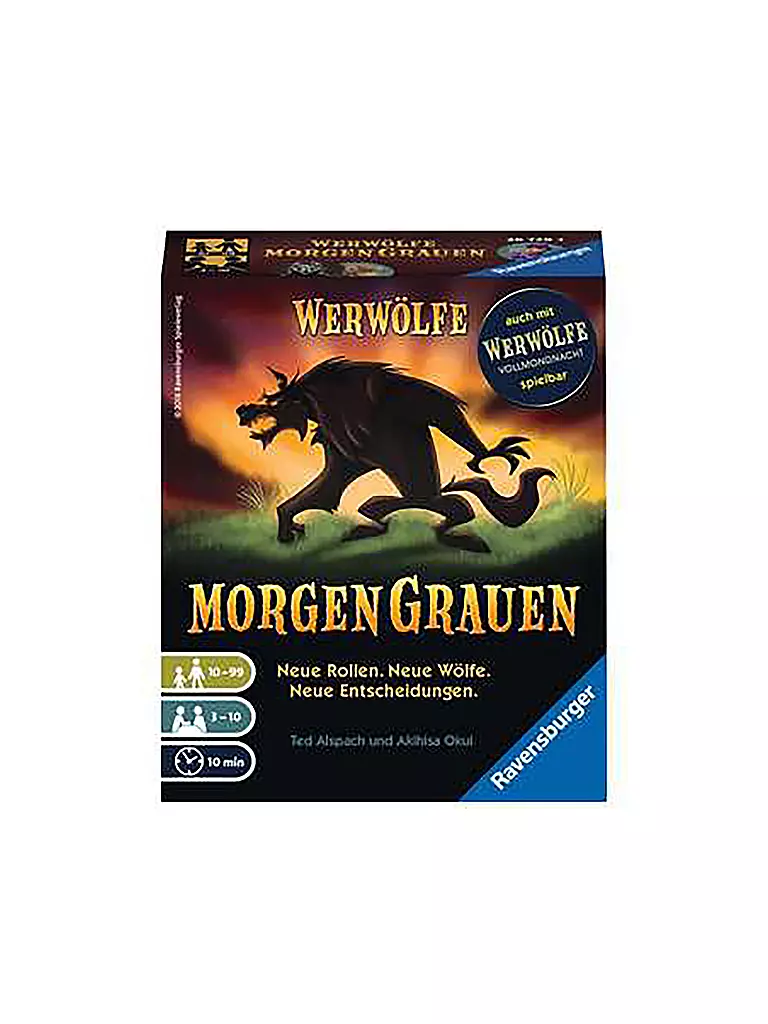 Die Werwölfe Von Düsterwald Spielleiter Text RAVENSBURGER Werwölfe im Morgengrauen keine Farbe